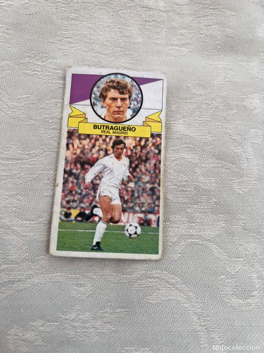 Cromos de f&uacute;tbol: BUTRAGUE&Ntilde;O SIN PUBLICIDAD REAL MADRID ESTE 1985-1986 85-86