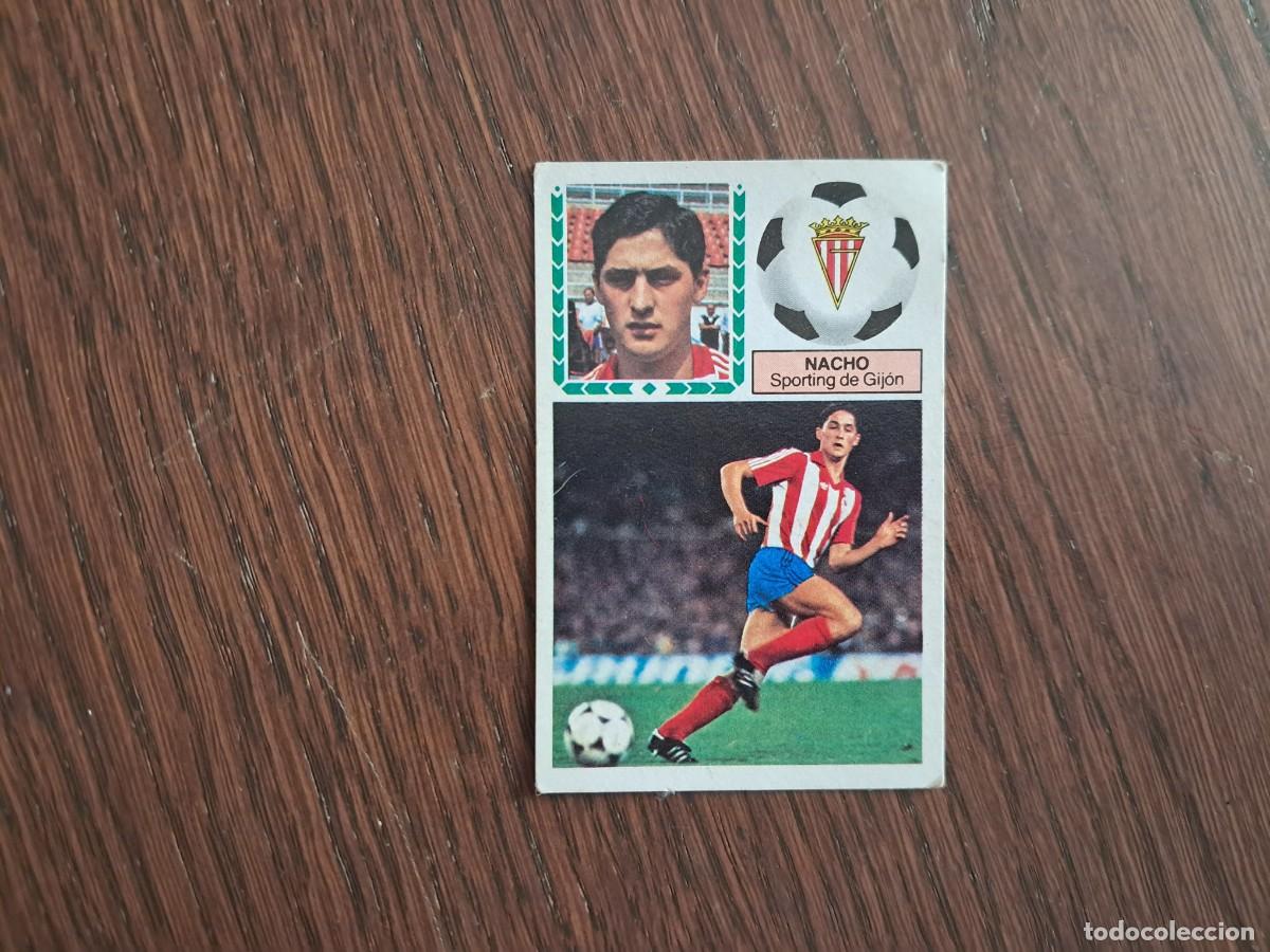 Cromos de f&uacute;tbol: cromo de futbol, edic. Este 83-84, Nacho, Sporting de Gij&oacute;n. sin pegar.