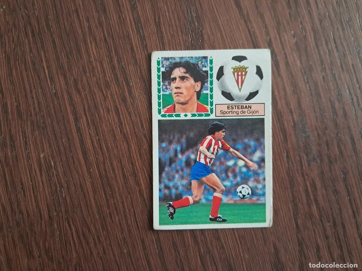 Cromos de f&uacute;tbol: cromo de futbol, edic. Este 83-84, Esteban, Sporting de Gij&oacute;n. sin pegar.