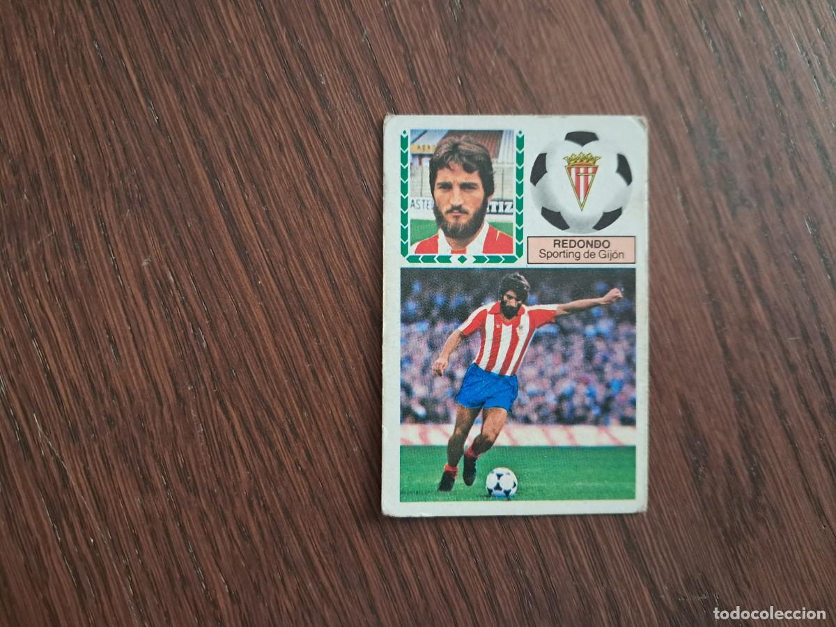 Cromos de f&uacute;tbol: cromo de futbol, edic. Este 83-84, Redondo, Sporting de Gij&oacute;n. sin pegar.