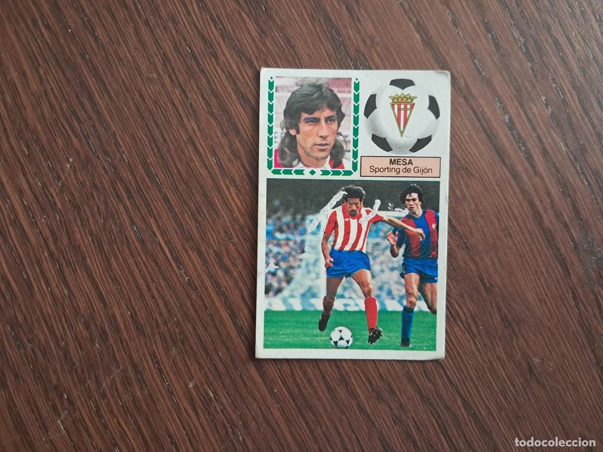Cromos de f&uacute;tbol: cromo de futbol, edic. Este 83-84, Mesa, Sporting de Gij&oacute;n. sin pegar.