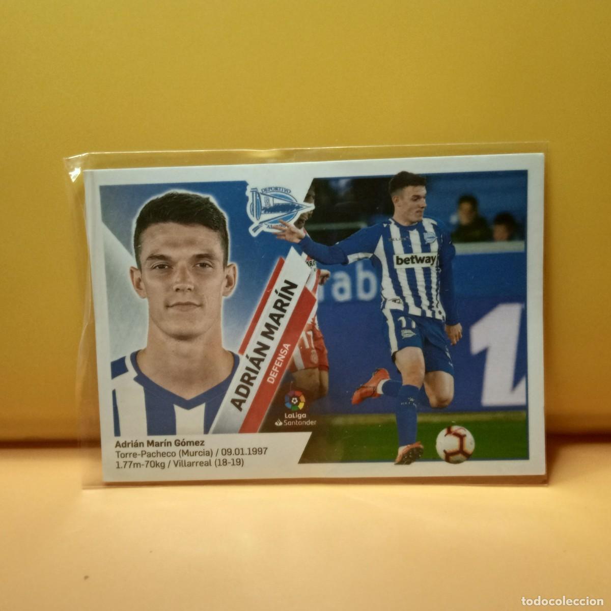 Cromos de f&uacute;tbol: EDICIONES ESGE 2019 2020 19 20 DEPORTIVO ALAV&Eacute;S ADRI&Aacute;M MART&Iacute;N 7B 7 B