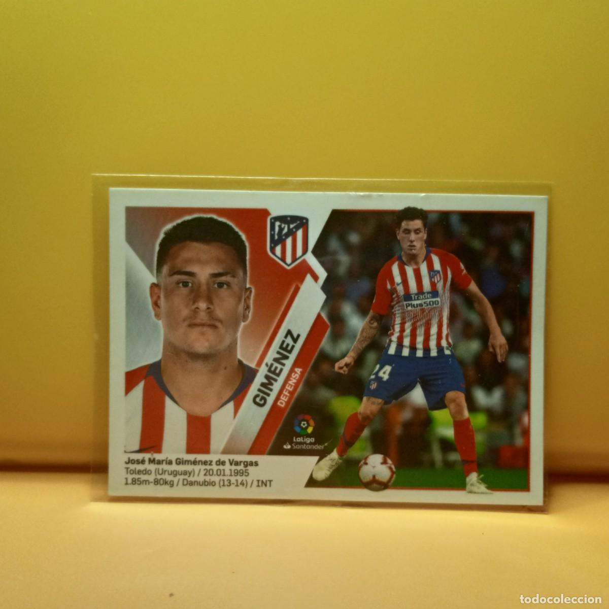 Cromos de f&uacute;tbol: EDICIONES ESGE 2019 2020 19 20 DEPORTIVO ATL&Eacute;TICO DE MADRID GIM&Eacute;NEZ 6