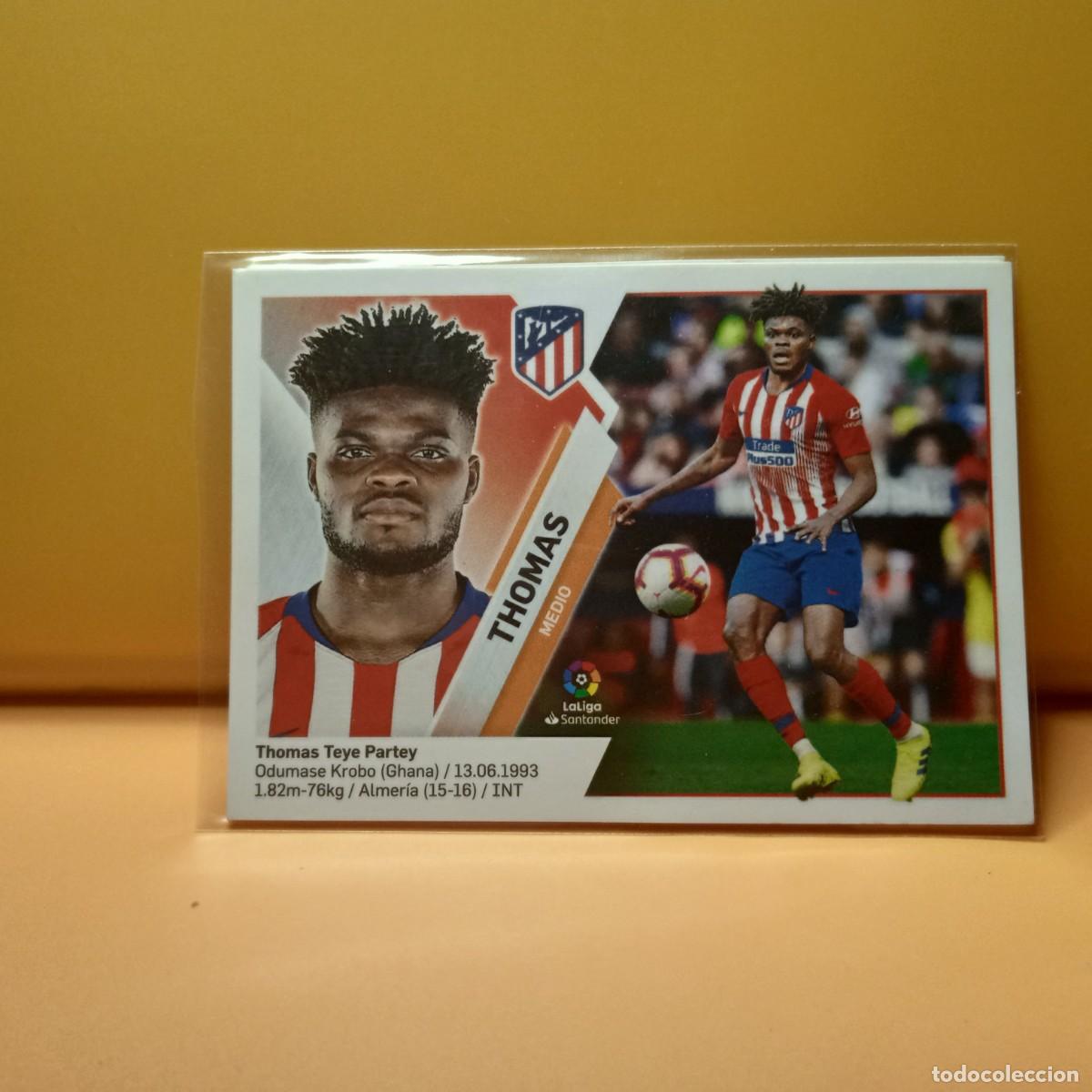 Cromos de f&uacute;tbol: EDICIONES ESGE 2019 2020 19 20 DEPORTIVO ATL&Eacute;TICO DE MADRID THOM&Aacute;S 12A 12 A