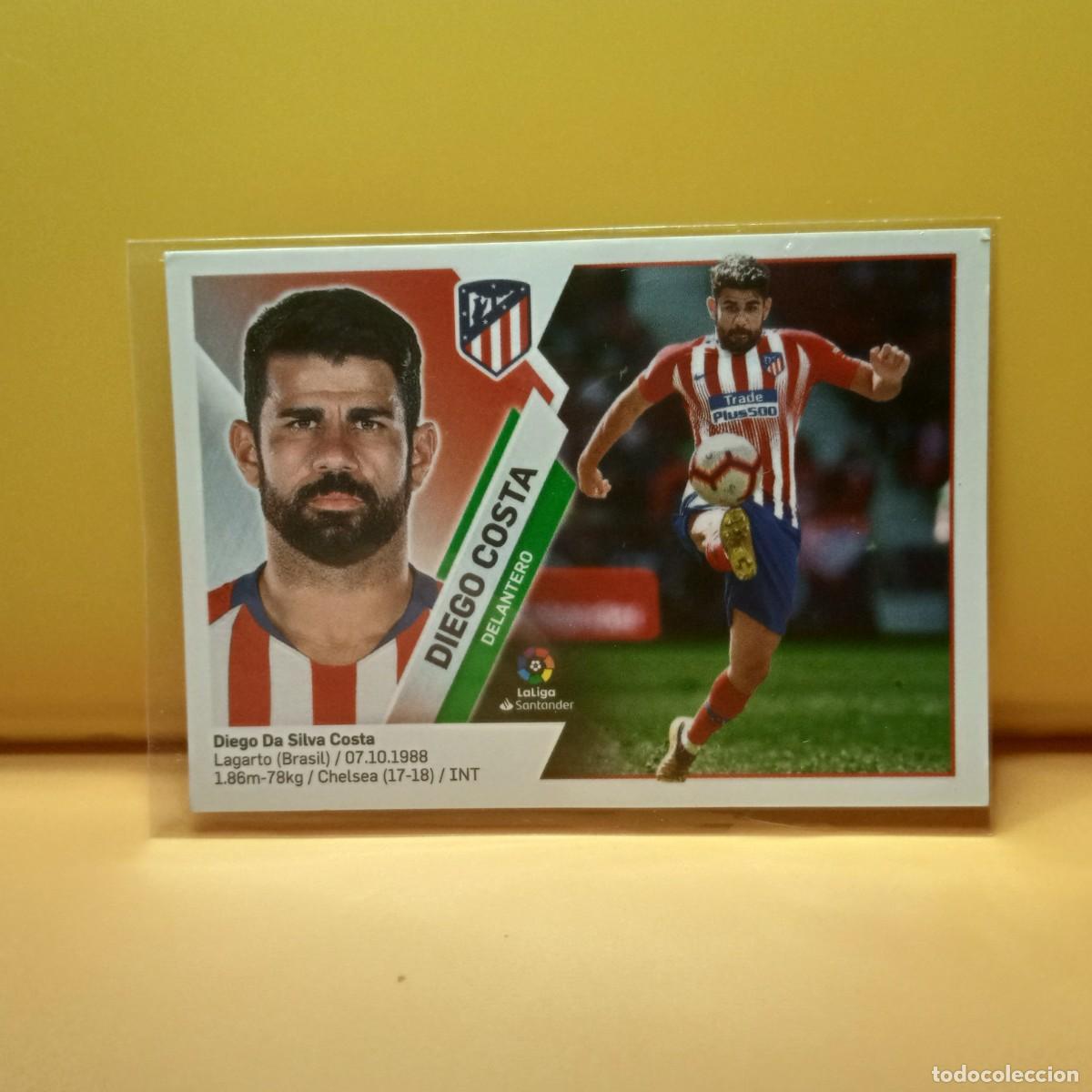 Figurine di Calcio: EDICIONES ESGE 2019 2020 19 20 ATL&Eacute;TICO DE MADRID DIEGO COSTA 15