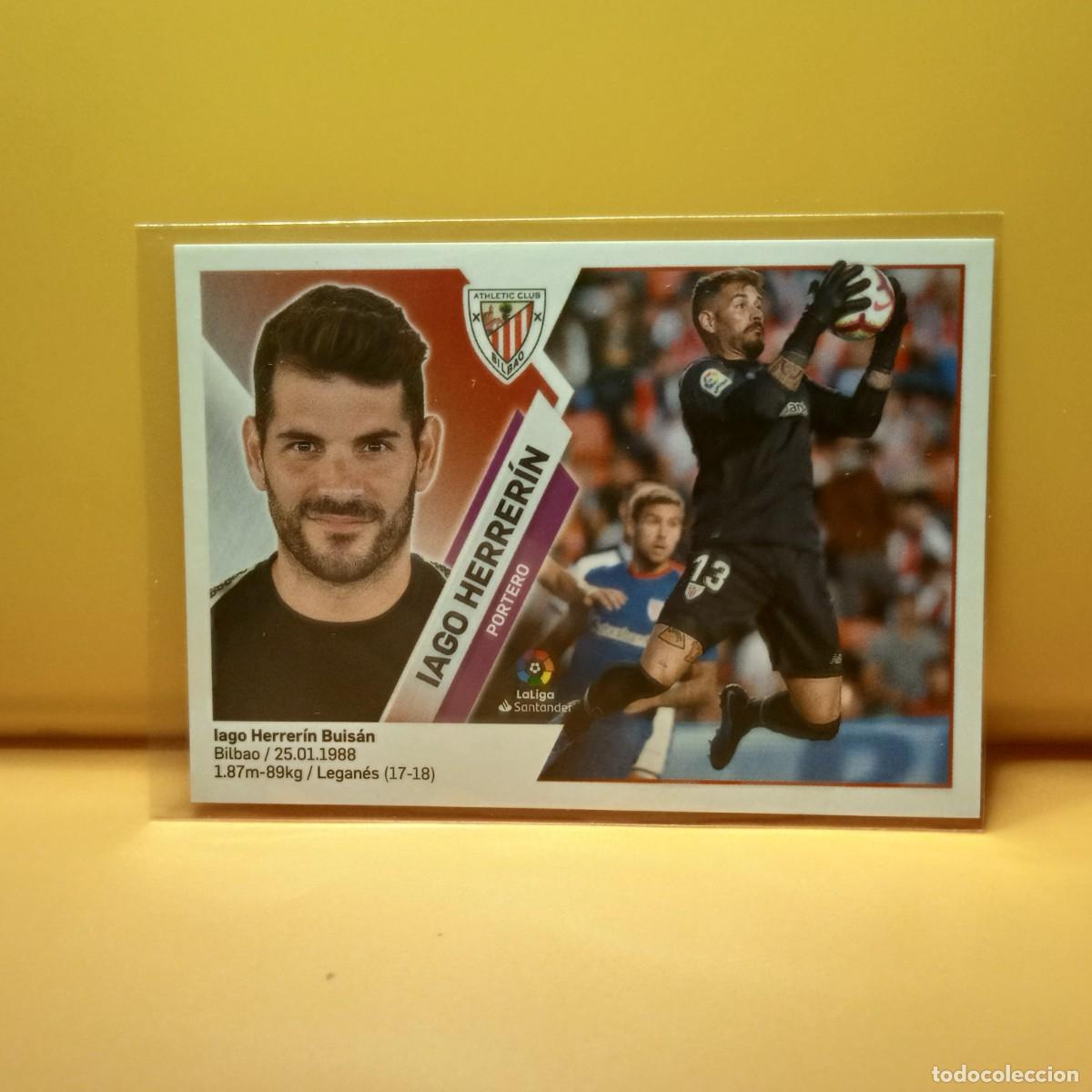 Cromos de f&uacute;tbol: EDICIONES ESGE 2019 2020 19 20 ATHLETIC DE BILBAO IAGO HERRER&Iacute;N 1