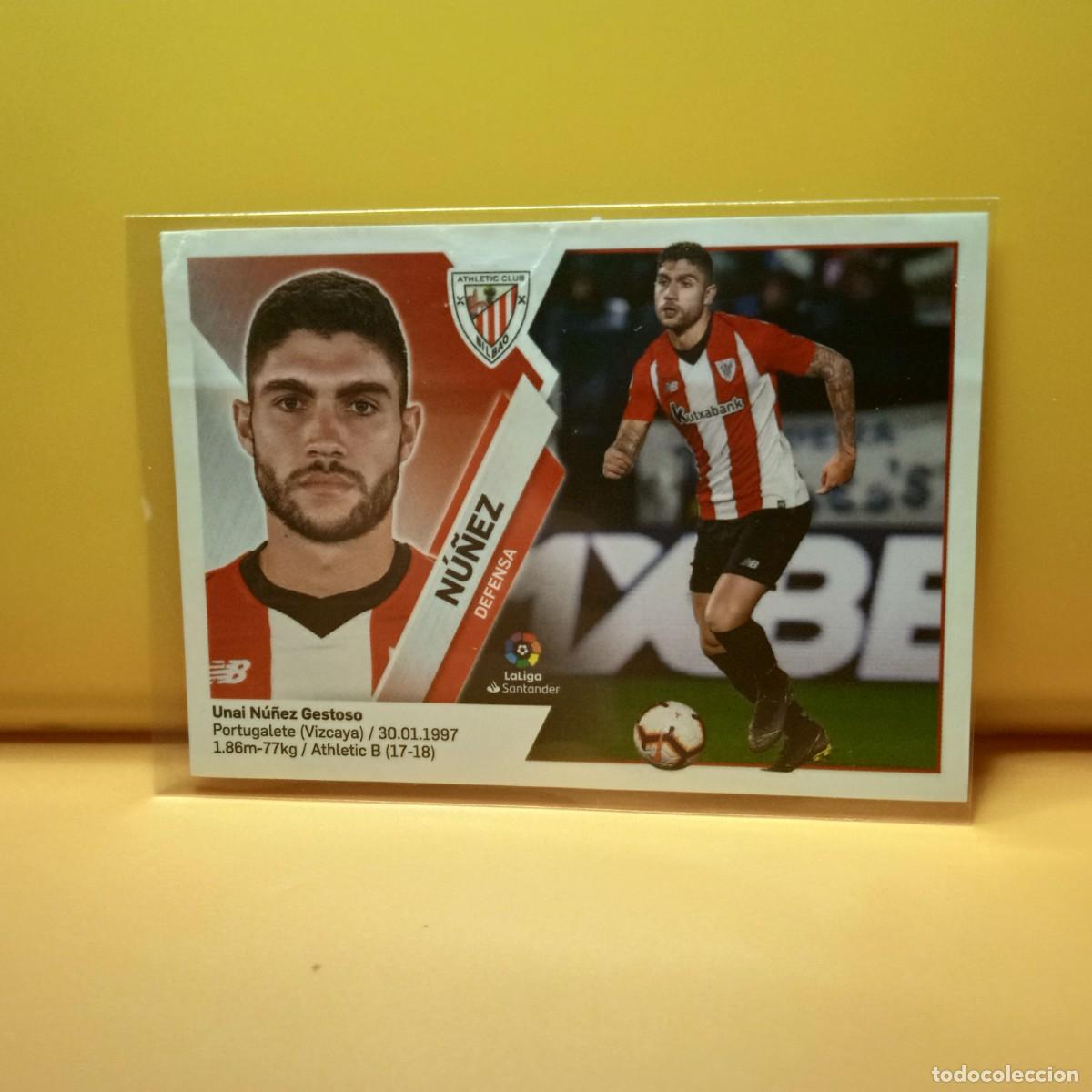 Cromos de f&uacute;tbol: EDICIONES ESGE 2019 2020 19 20 ATHLETIC DE BILBAO N&Uacute;&Ntilde;EZ 5B 5 B