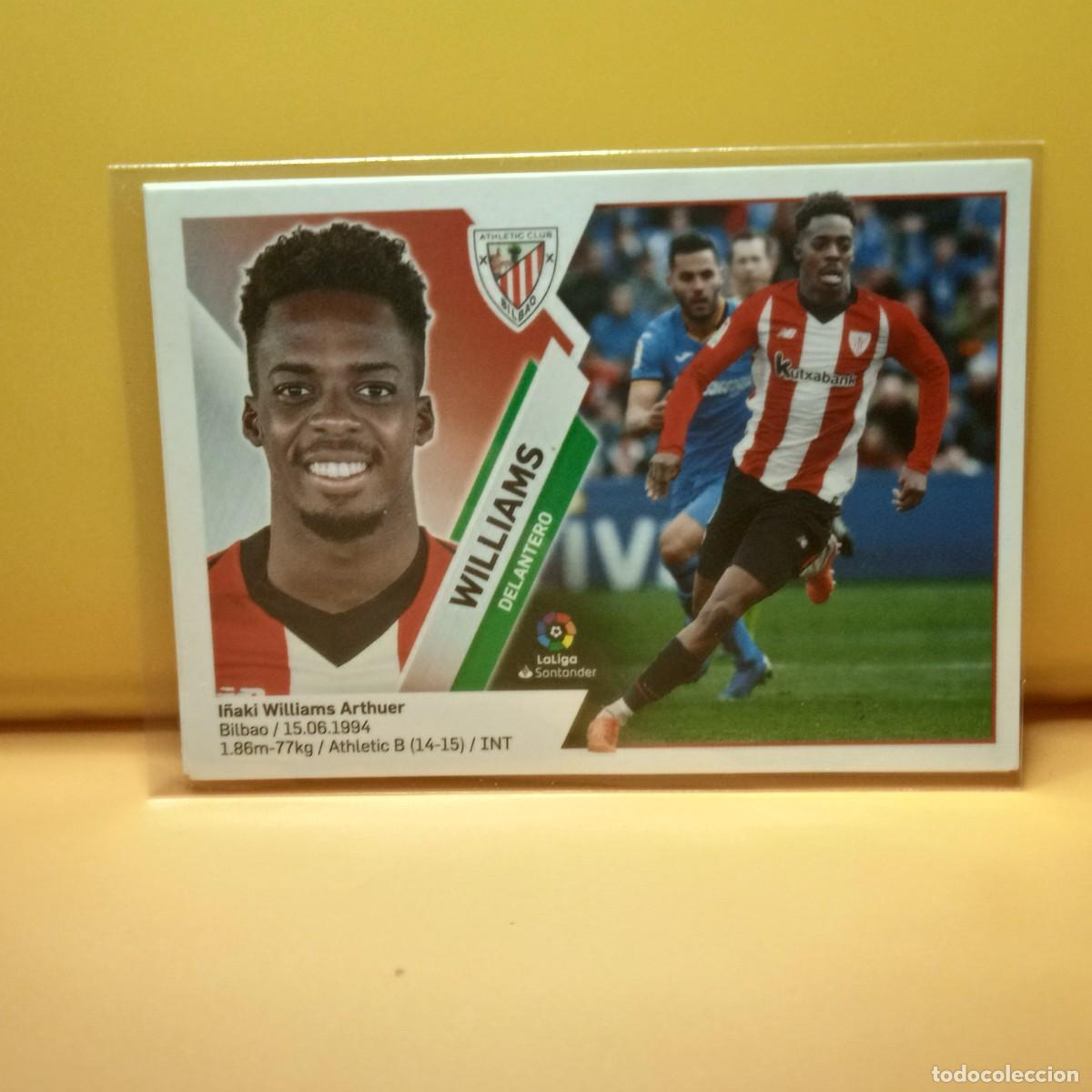 Cromos de f&uacute;tbol: EDICIONES ESGE 2019 2020 19 20 ATHLETIC DE BILBAO WILLIAMS 14