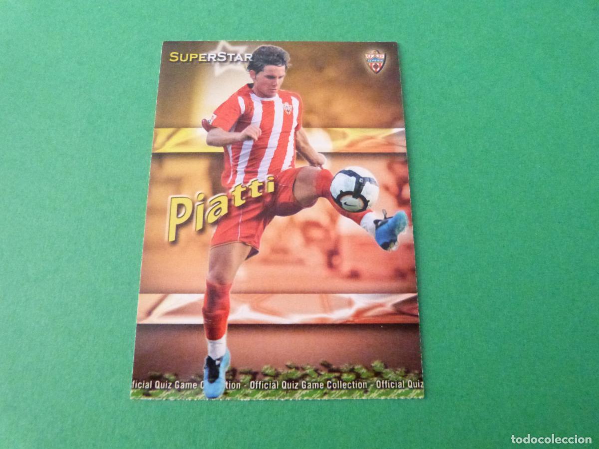 Cromos de f&uacute;tbol: TRADING CARD FUTBOL PIATTI U.D.ALMERIA N&ordm; 296 FICHAS LIGA MUNDICROMO 2009-2010/09-10