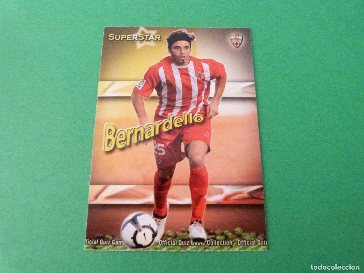 Cromos de f&uacute;tbol: TRADING CARD FUTBOL BERNARDELLO U.D.ALMERIA N&ordm; 295 FICHAS LIGA MUNDICROMO 2009-2010/09-10