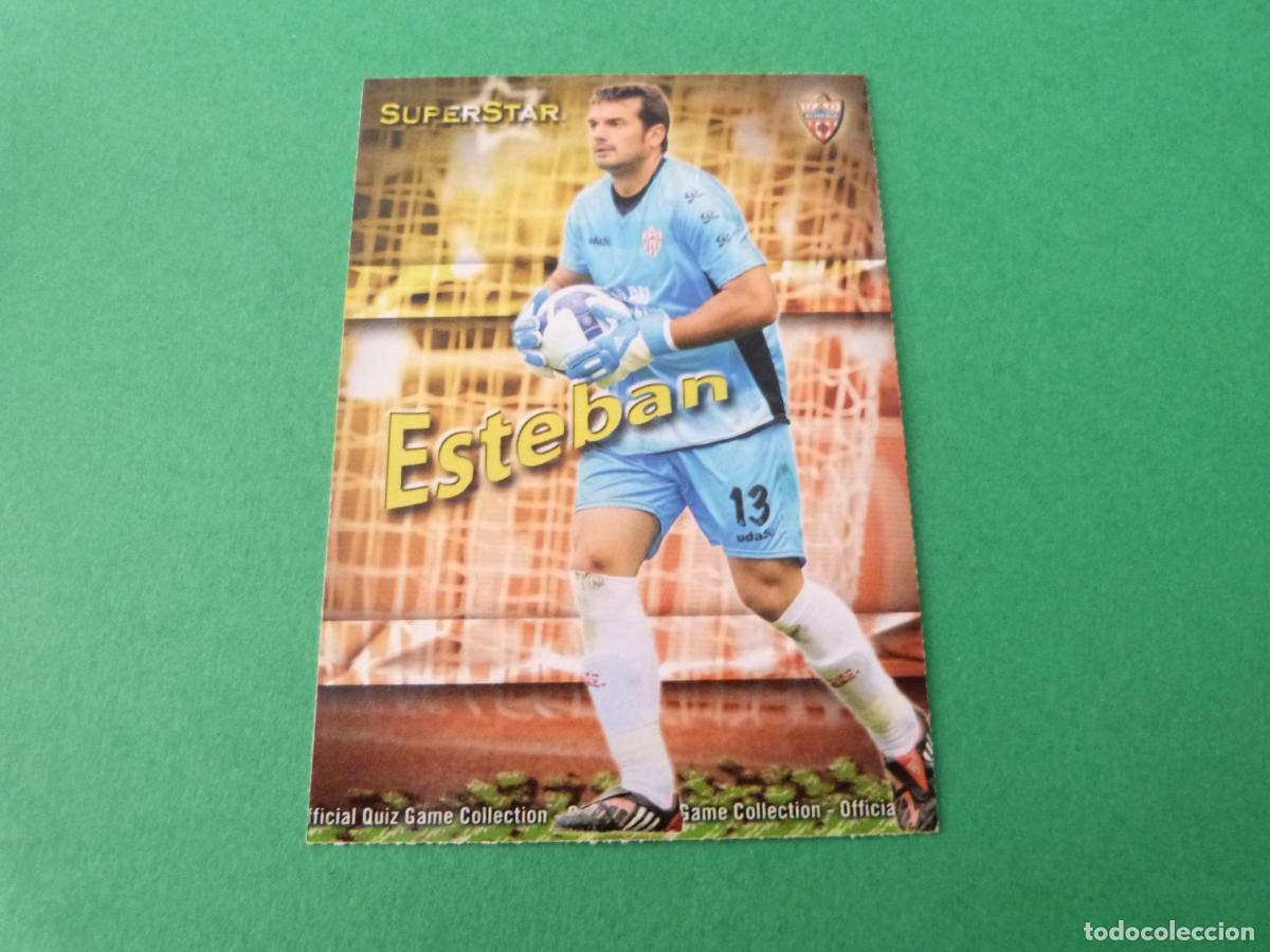Cromos de f&uacute;tbol: TRADING CARD FUTBOL ESTEBAN U.D.ALMERIA N&ordm; 294 FICHAS LIGA MUNDICROMO 2009-2010/09-10