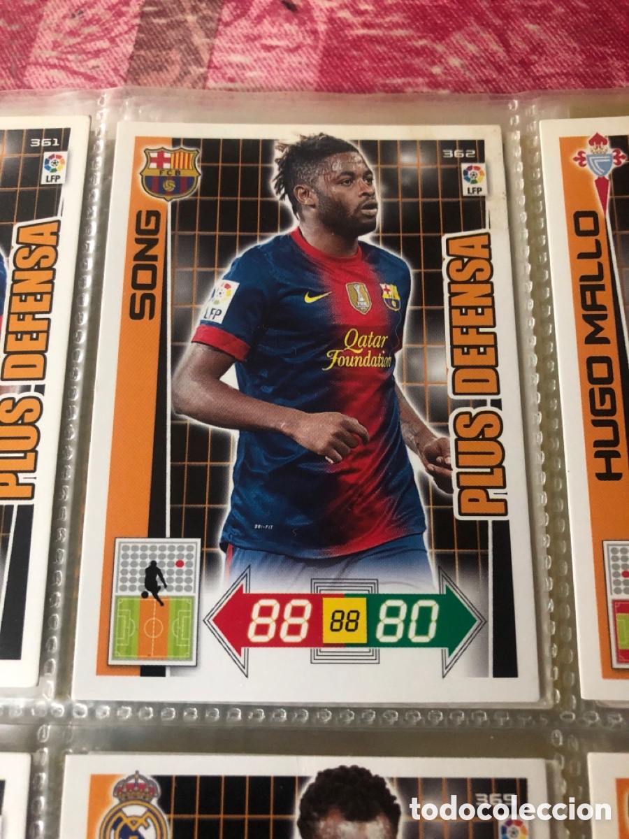 Cromos de f&uacute;tbol: Adrenalyn 2012 2013 plus defensa song 362 Barcelona