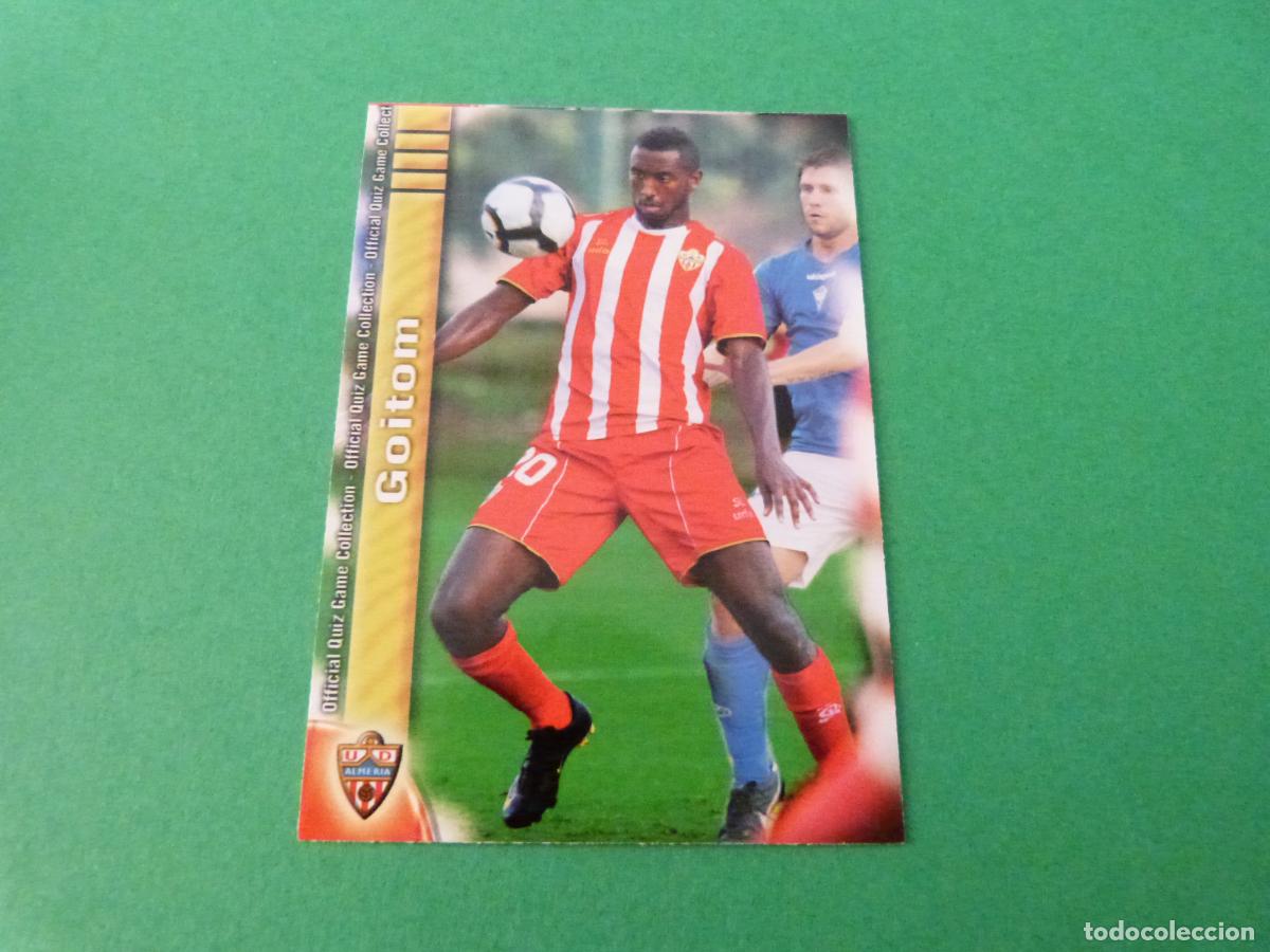 Cromos de f&uacute;tbol: TRADING CARD FUTBOL GOITOM U.D. ALMERIA N&ordm; 291 FICHAS LIGA MUNDICROMO 2009-2010/09-10