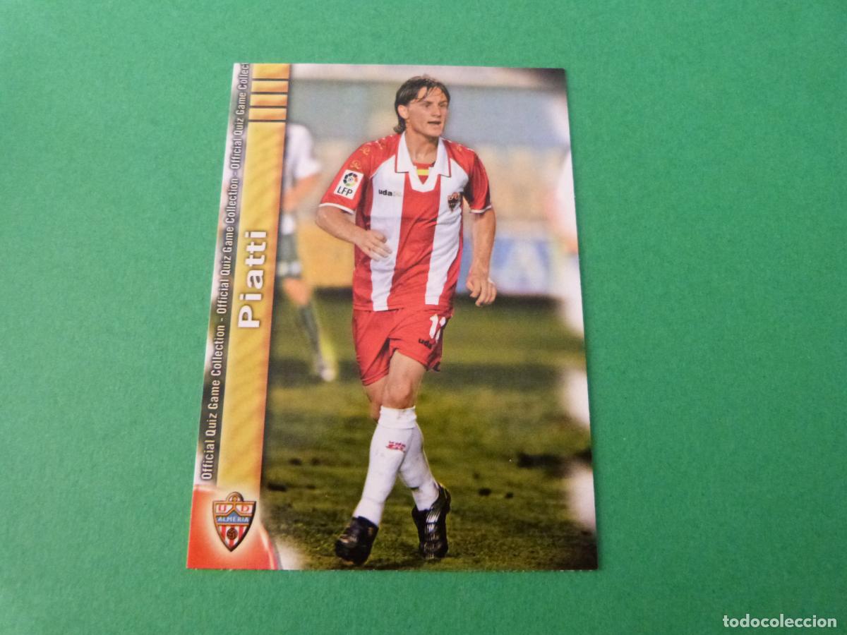 Cromos de f&uacute;tbol: TRADING CARD FUTBOL PIATTI U.D. ALMERIA N&ordm; 290 FICHAS LIGA MUNDICROMO 2009-2010/09-10