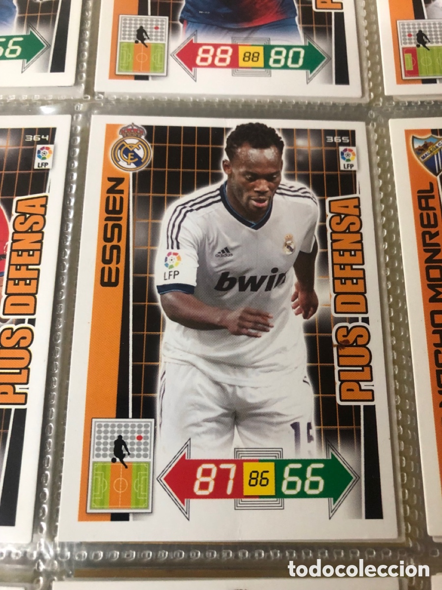 Cromos de f&uacute;tbol: Adrenalyn 2012 2013 plus defensa essien 365 real Madrid