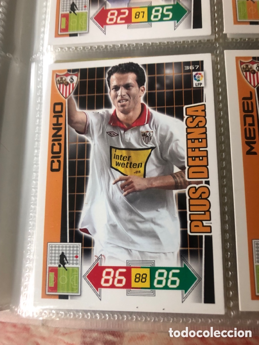 Fu&szlig;ball-Sticker: Adrenalyn 2012 2013 plus defensa cicinho 367 Sevilla