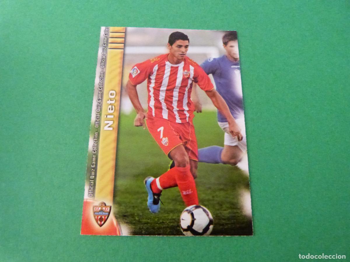 Cromos de Futebol: TRADING CARD FUTBOL NIETO U.D. ALMERIA N&ordm; 286 FICHAS LIGA MUNDICROMO 2009-2010/09-10