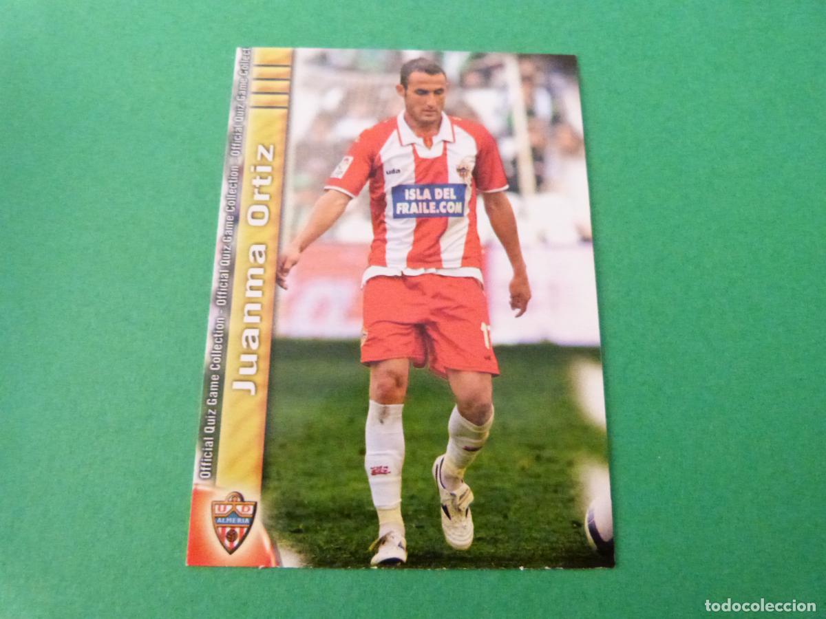 Cromos de Futebol: TRADING CARD FUTBOL JUANMA ORTIZ U.D. ALMERIA N&ordm; 285 FICHAS LIGA MUNDICROMO 2009-2010/09-10