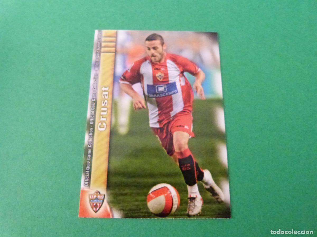 Figurine di Calcio: TRADING CARD FUTBOL CRUSAT U.D. ALMERIA N&ordm; 283 FICHAS LIGA MUNDICROMO 2009-2010/09-10