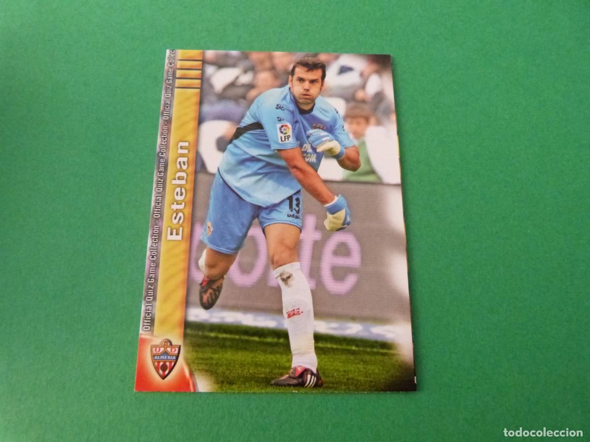 Cartes &agrave; collectionner de Football: TRADING CARD FUTBOL ESTEBAN U.D. ALMERIA N&ordm; 275 FICHAS LIGA MUNDICROMO 2009-2010/09-10