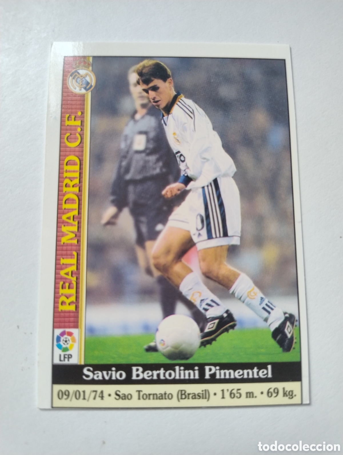Cartes &agrave; collectionner de Football: 36 - Savio - Real Madrid - Mundicromo Liga 2000