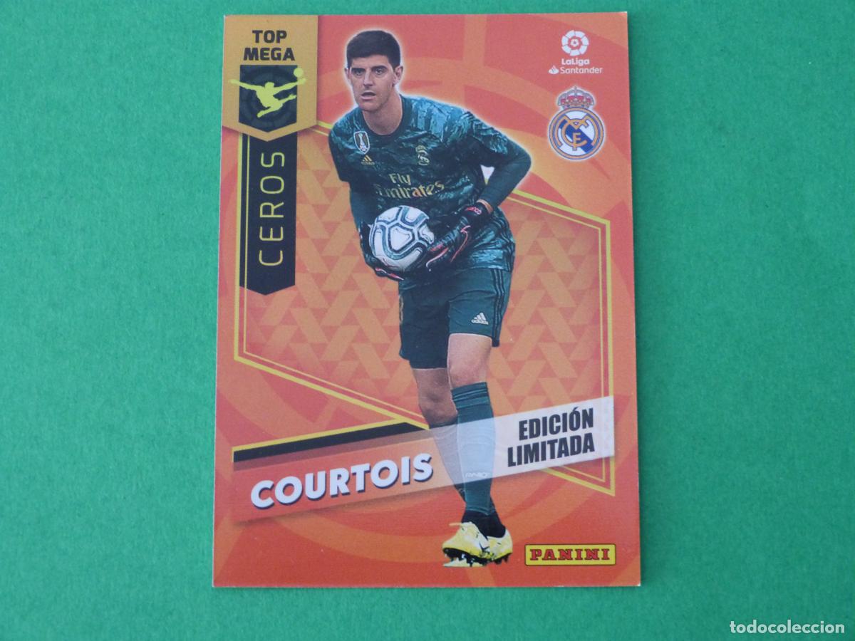 Cromos de f&uacute;tbol: TRADING CARD FUTBOL COURTOIS REAL MADRID C.F. ED. LIMITADA LIGA MEGACRACKS 2020-2021/20-21 PANINI