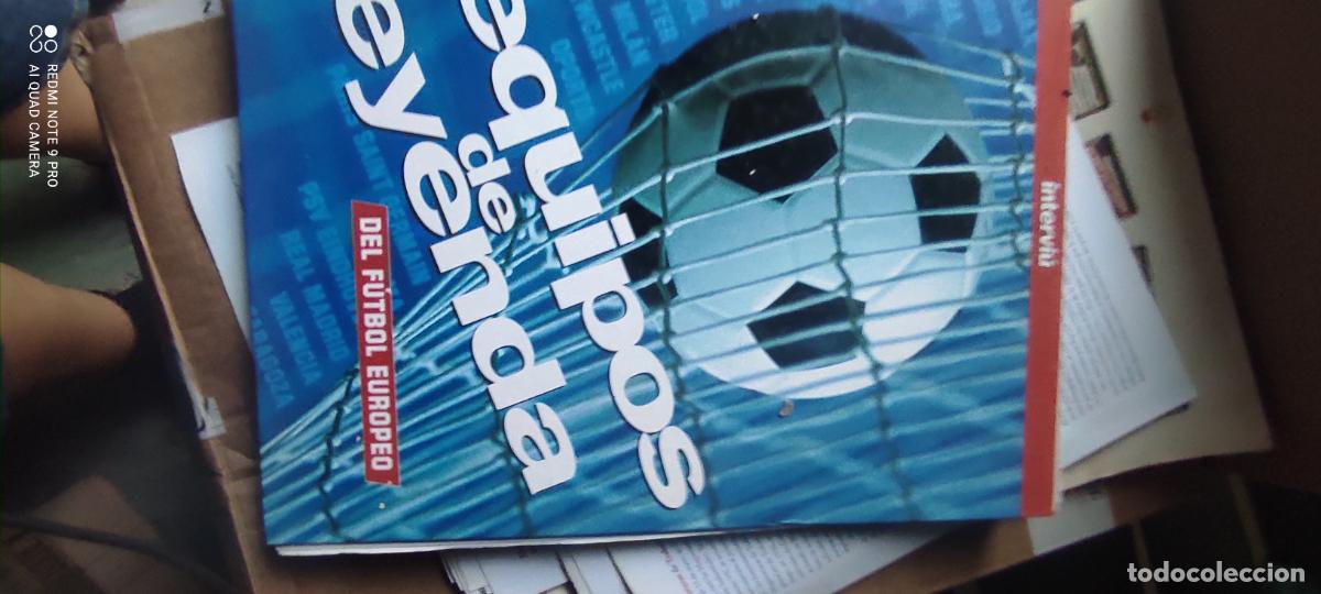 Cromos de f&uacute;tbol: EQUIPOS DE LEYENDA DE F&Uacute;TBOL EUROPEO20 CLUBES SIN ENCUADERNAR. INTERVI&Uacute;. A&Ntilde;OS 90. -