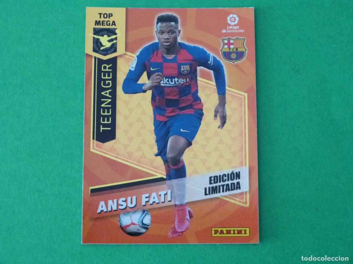 Cromos de f&uacute;tbol: TRADING CARD FUTBOL ANSU FATI F.C. BARCELONA ED. LIMITADA LIGA MEGACRACKS 2020-2021/20-21 PANINI