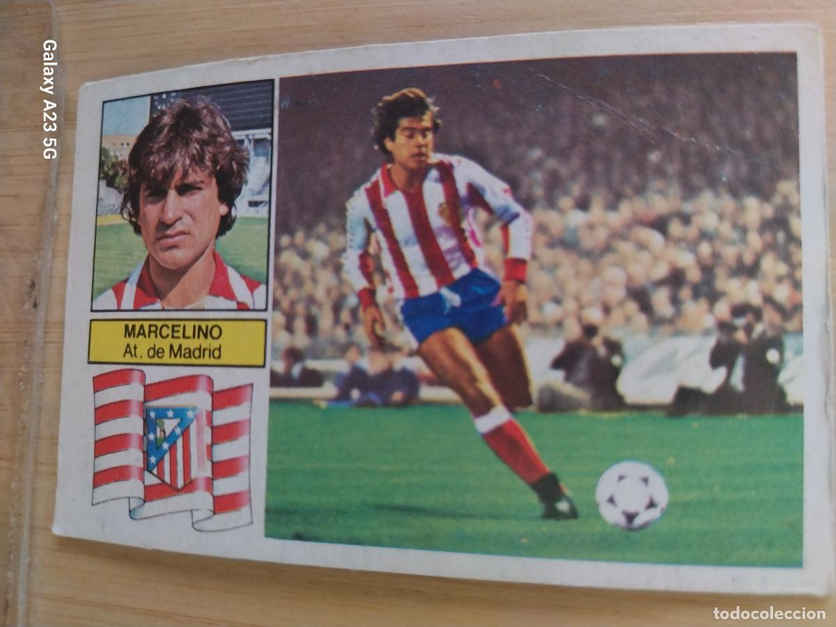 Cromos de f&uacute;tbol: MARCELINO AT ATLETICO MADRID ED ESTE LIGA 1982 82 83 CROMO RECUPERADO ORIGINAL