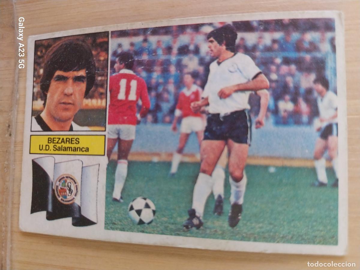 Cromos de f&uacute;tbol: BEZARES SALAMANCA ED ESTE LIGA 1982 82 83 CROMO RECUPERADO ORIGINAL
