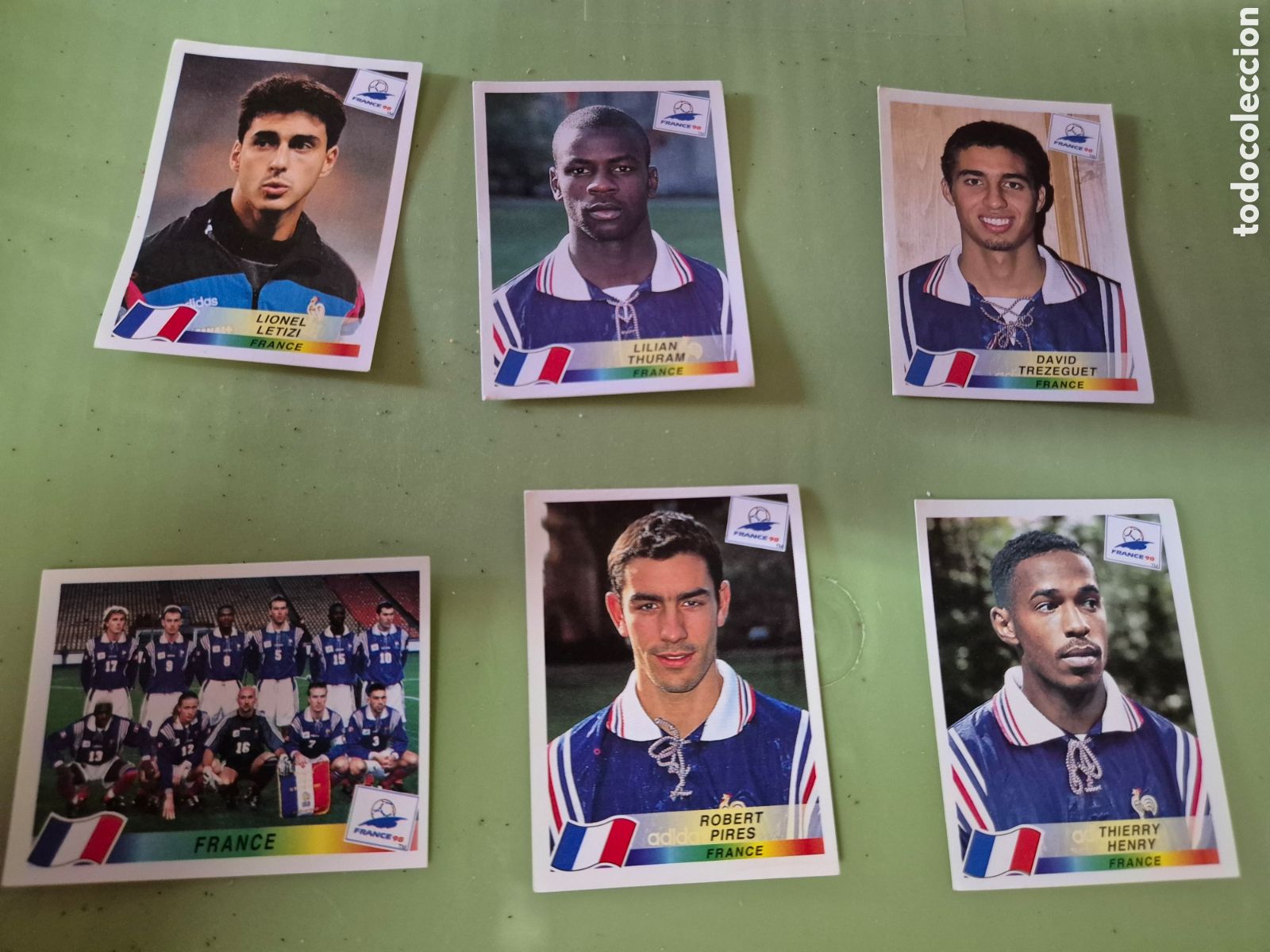 Football Stickers: MUNDIAL FRANCIA 98 HENRY PANINI FRANCIA FRANCE 6 CROMOS