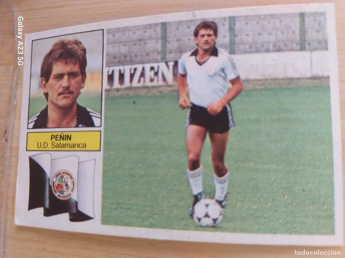 Cromos de f&uacute;tbol: PE&Ntilde;IN SALAMANCA ED ESTE LIGA 1982 82 83 CROMO RECUPERADO ORIGINAL