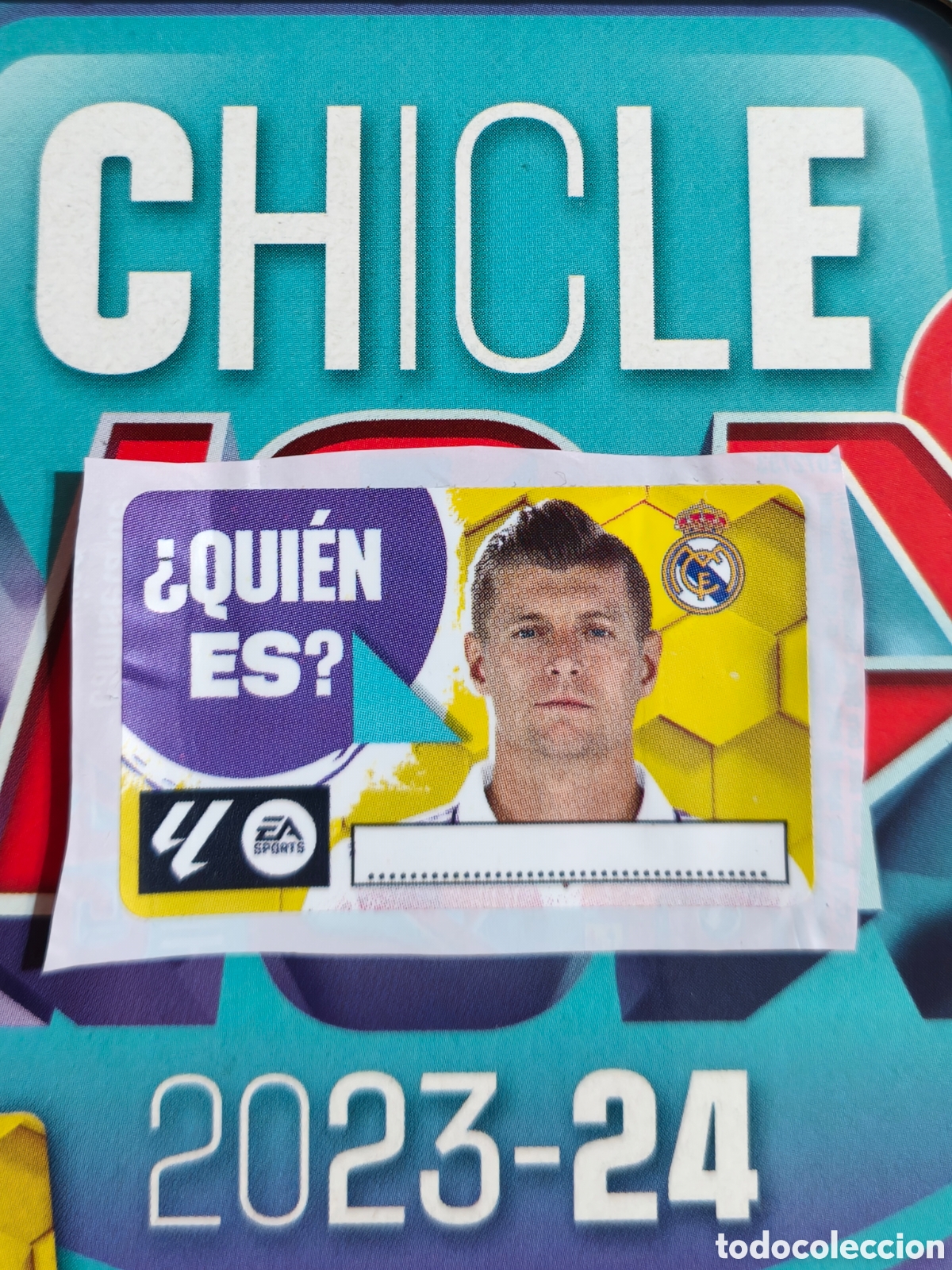 Cromos de f&uacute;tbol: Kroos qui&eacute;n es chicles liga este 23/24 Real Madrid