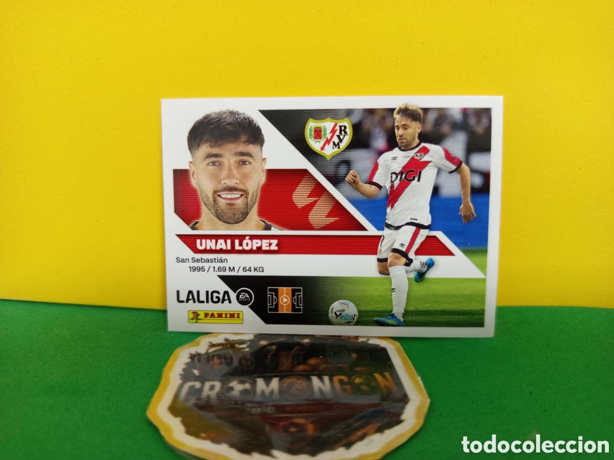 Cromos de f&uacute;tbol: ❇️ CROMO ⚽ UNAI L&Oacute;PEZ RAYO VALLECANO LIGA 26 27 2026 2027 EDICIONES ESTE PANINI SIN PEGAR❇️
