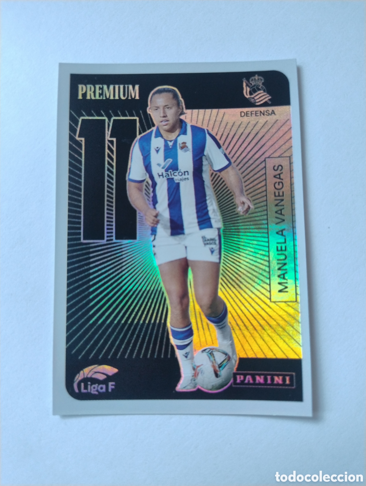 Football Stickers: Manuela Vanegas - Real Sociedad - Liga F 2024 - 2025 Premium