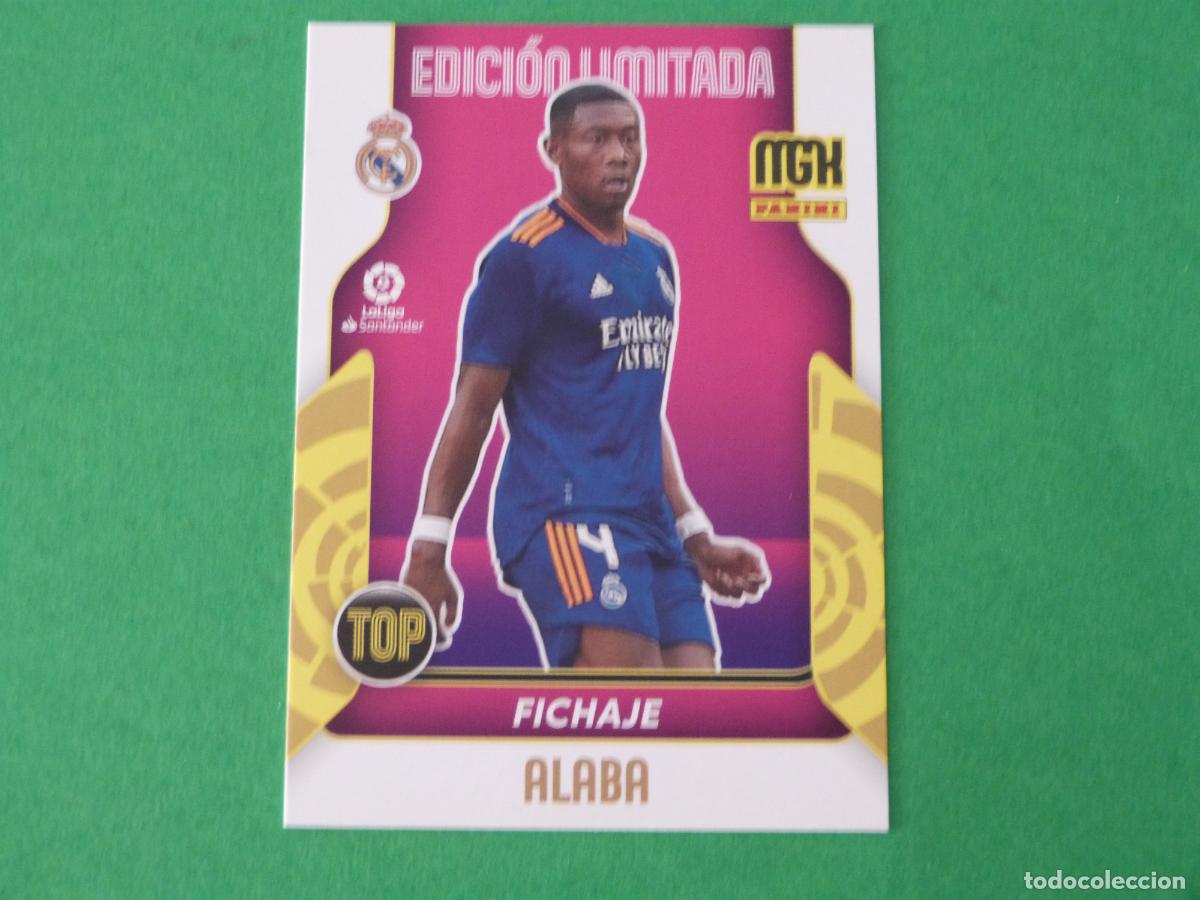 Football Stickers: TRADING CARD FUTBOL ALABA REAL MADRID C.F. ED. LIMITADA LIGA MEGACRACKS 2021-2022/21-22 PANINI