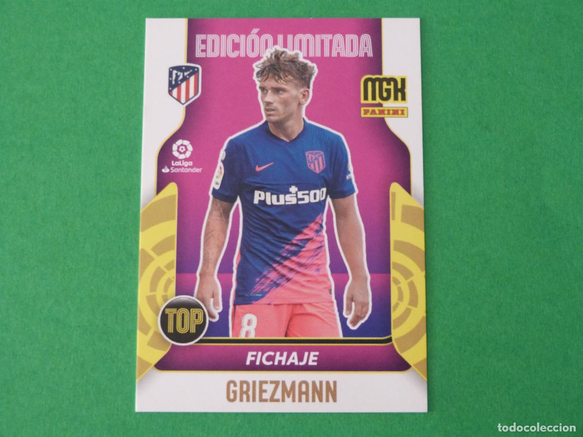 Cromos de f&uacute;tbol: TRADING CARD FUTBOL GRIEZMANN ATLETICO DE MADRID ED LIMITADA LIGA MEGACRACKS 2021-2022/21-22 PANINI