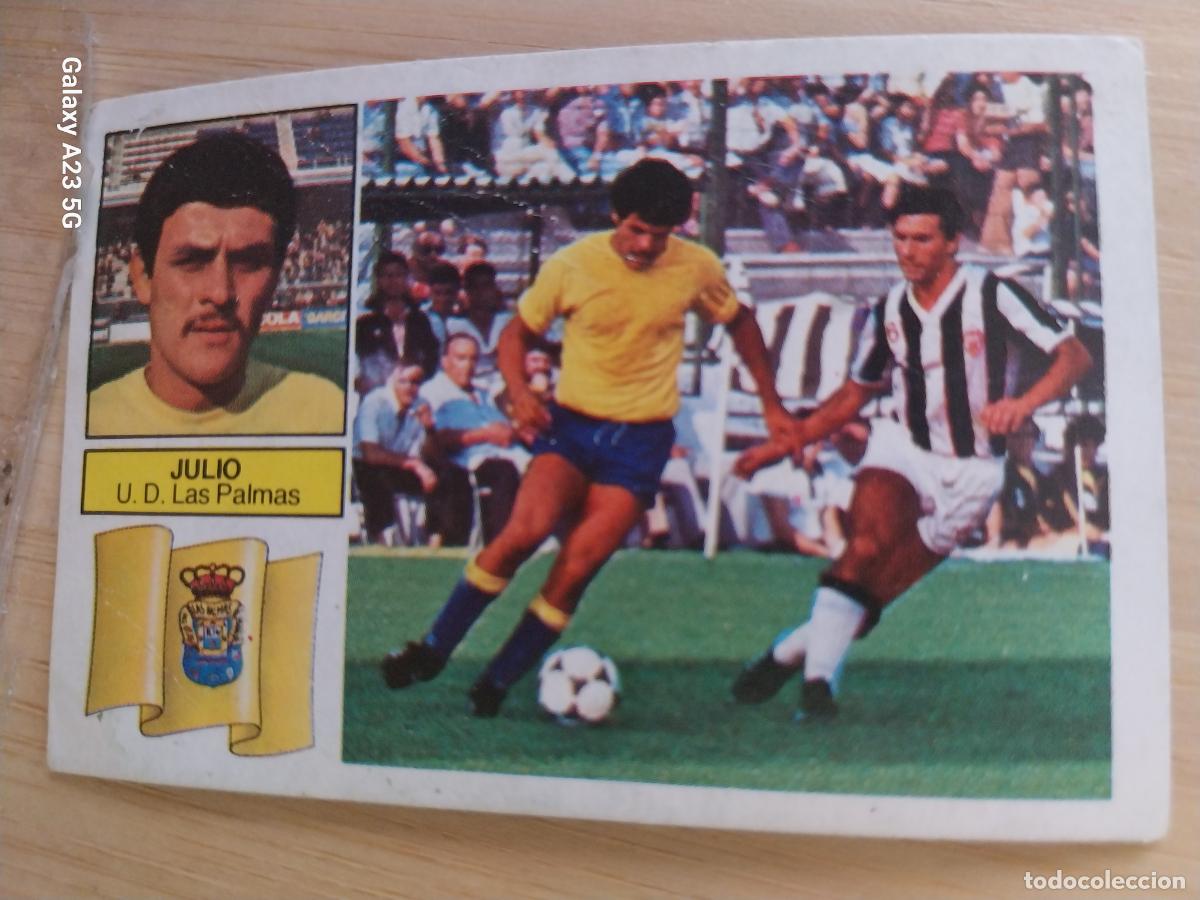 Figurine di Calcio: JULIO LAS PALMAS ED ESTE LIGA 1982 82 83 CROMO RECUPERADO ORIGINAL *