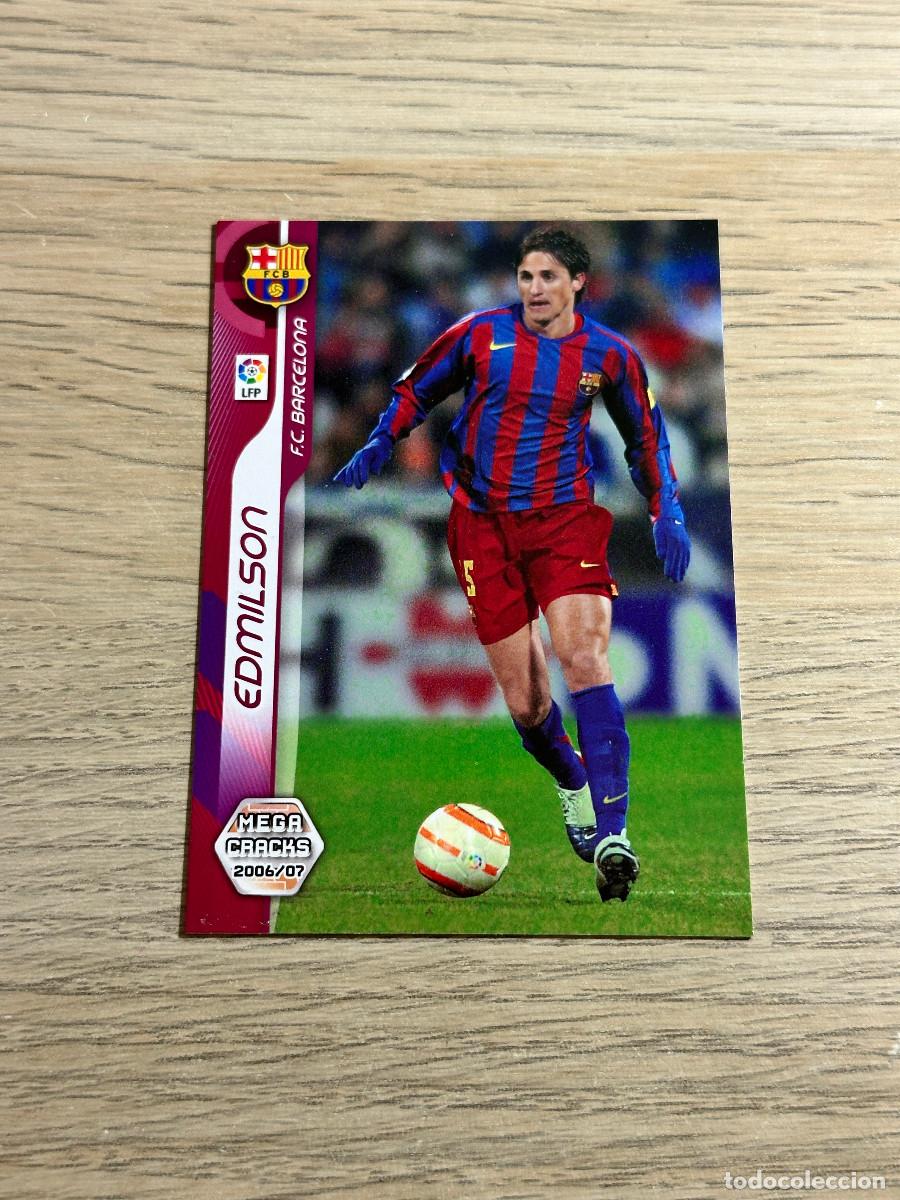 Figurine di Calcio: 45 EDMILSON - FC BARCELONA MEGACRACKS 2006 2007 LA LIGA PANINI MGK 06 07