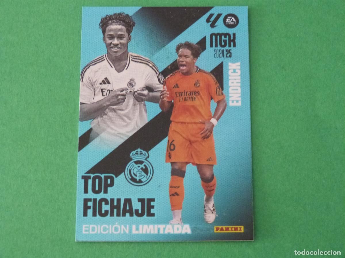 Cromos de f&uacute;tbol: TRADING CARD FUTBOL ENDRICK REAL MADRID C.F. EDICION LIMITADA LIGA MEGACRACKS 2024-2025/24-25 PANINI