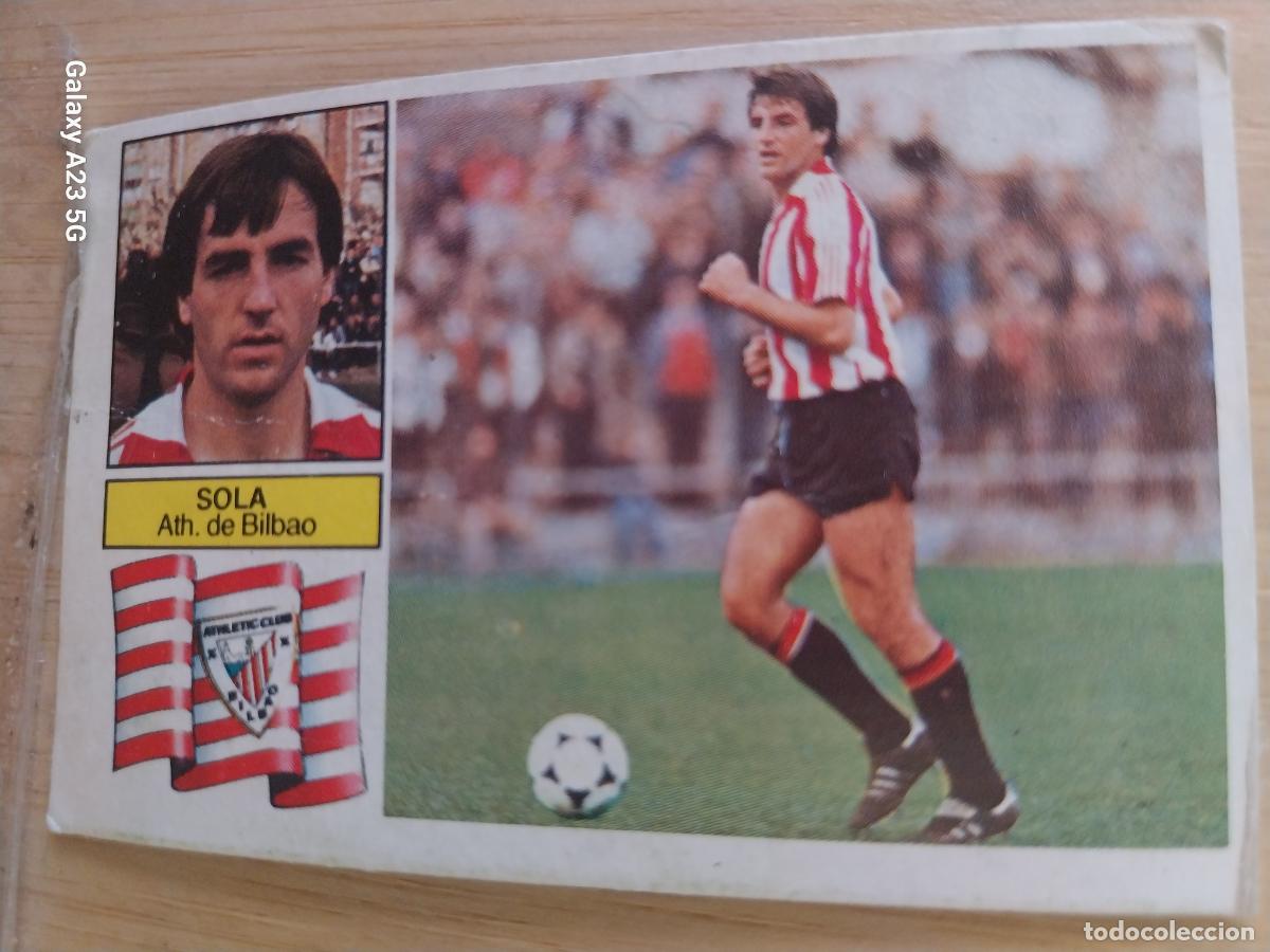 Cromos de f&uacute;tbol: SOLA BILBAO ED ESTE LIGA 1982 82 83 CROMO RECUPERADO ORIGINAL *