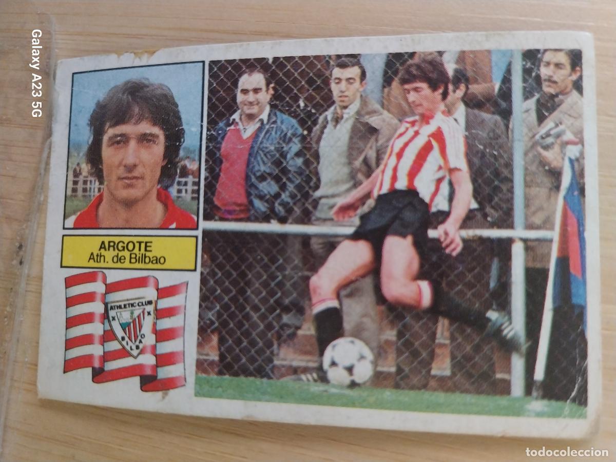 Figurine di Calcio: ARGOTE BILBAO ED ESTE LIGA 1982 82 83 CROMO RECUPERADO ORIGINAL *-