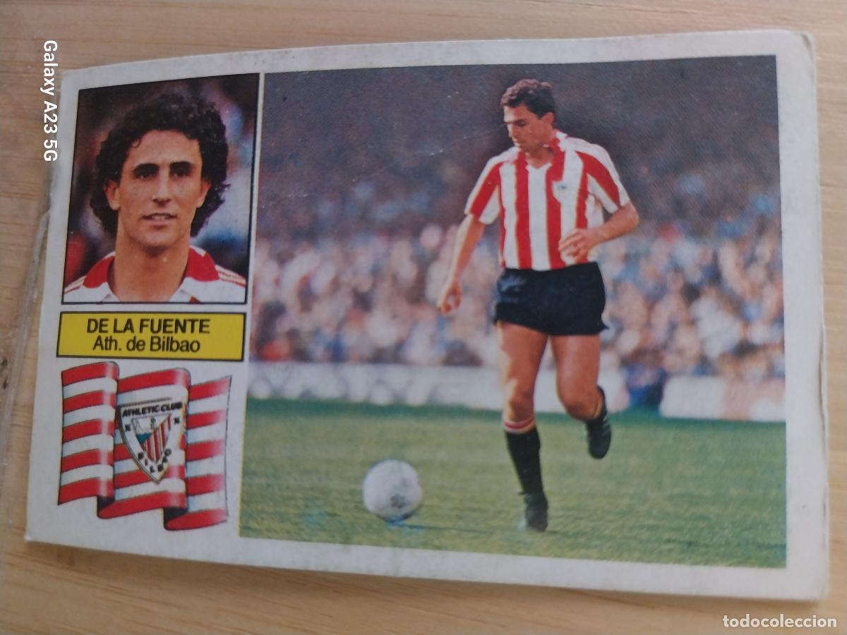 Figurine di Calcio: DE LA FUENTE BILBAO ED ESTE LIGA 1982 82 83 CROMO RECUPERADO ORIGINAL *-