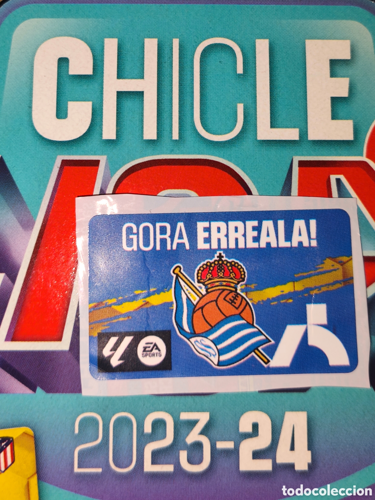 Figurine di Calcio: Escudo Real Sociedad Chicle liga este 23/24