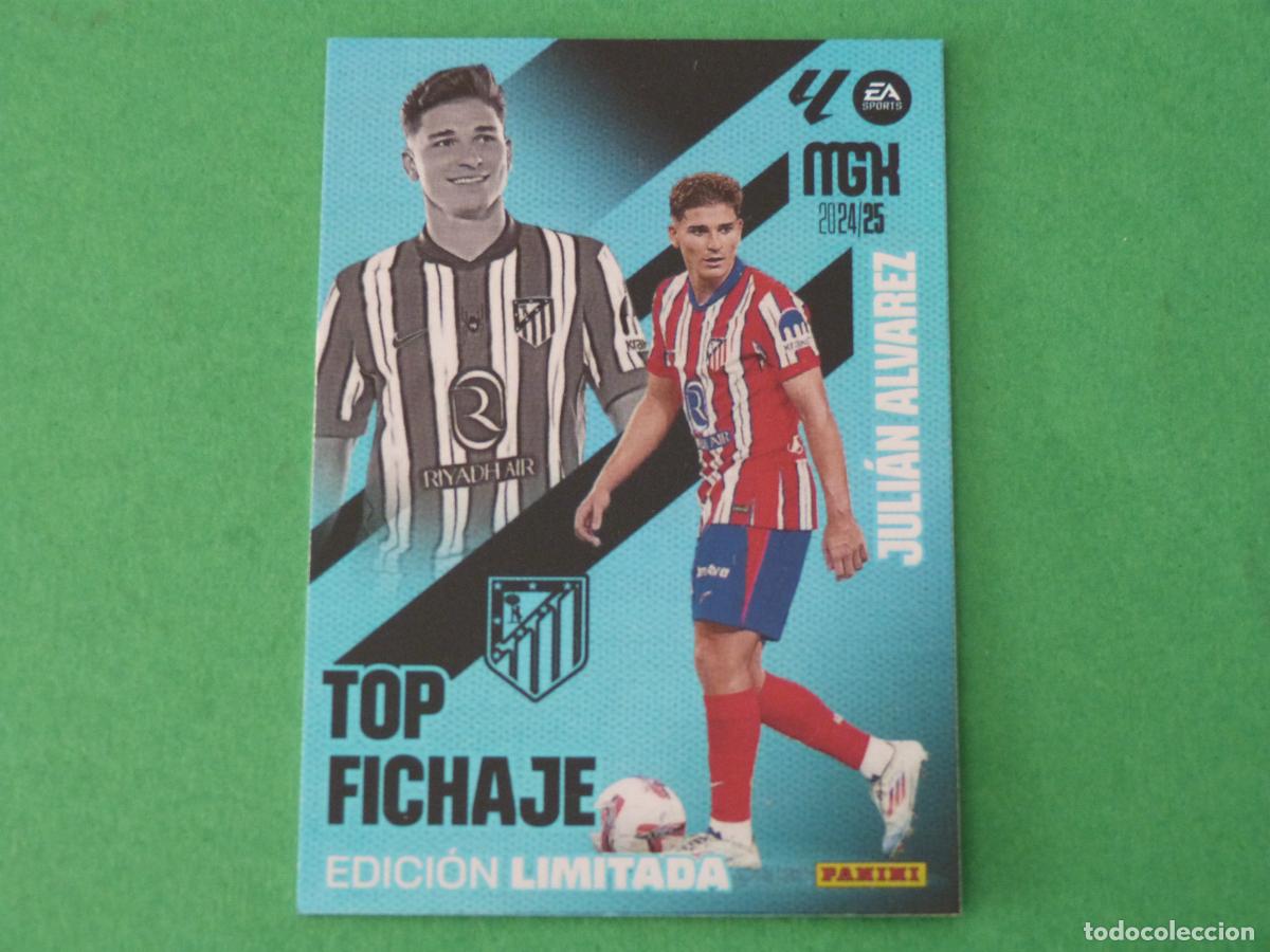 Figurine di Calcio: TRADING CARD FUTBOL JULIAN ALVAREZ ATLETICO DE MADRID ED. LIMITADA LIGA MEGACRACKS 2024-2025/24-25