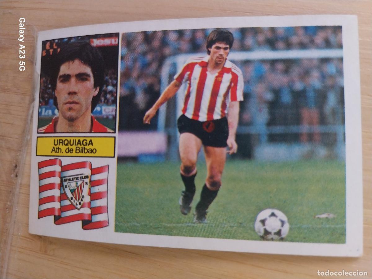 Figurine di Calcio: URQUIAGA BILBAO ED ESTE LIGA 1982 82 83 CROMO RECUPERADO ORIGINAL *--