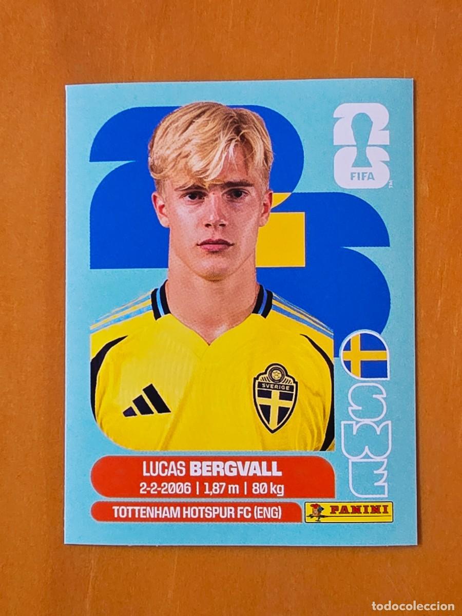 Figurine di Calcio: SWE 8 Lucas Bergvall, Suecia, Panini FIFA World Cup Mundial 2026 Sticker