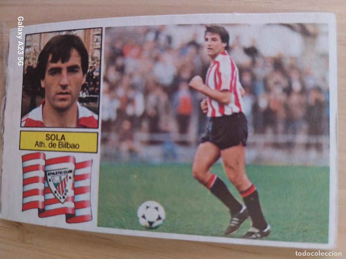 Cromos de f&uacute;tbol: SOLA BILBAO ED ESTE LIGA 1982 82 83 CROMO RECUPERADO ORIGINAL *--