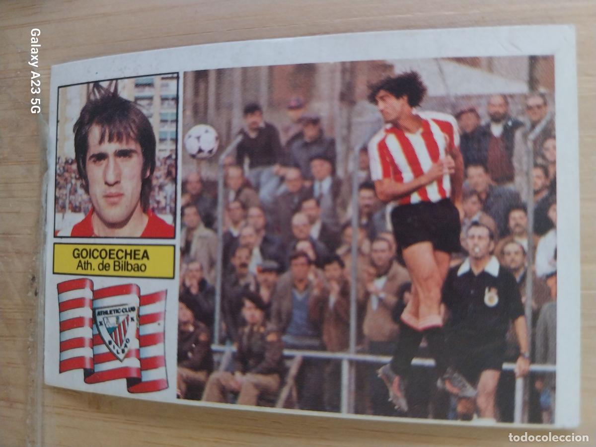 Cromos de f&uacute;tbol: GOICOECHEA BILBAO ED ESTE LIGA 1982 82 83 CROMO RECUPERADO ORIGINAL *--