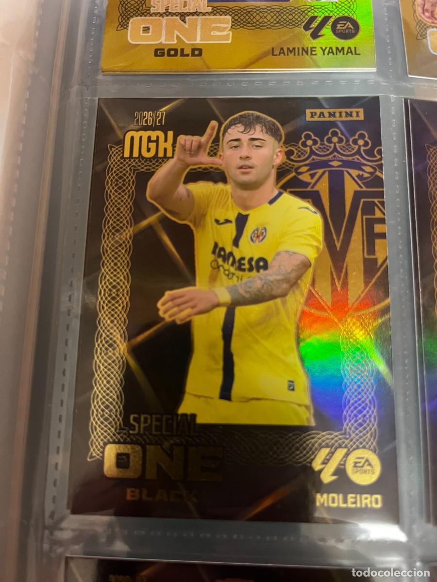 Football Stickers: MEGACRACKS MGK 2026 2027 26 27 PANINI N&ordm; MOLEIRO VILLARREAL SPECIAL ONE BLACK